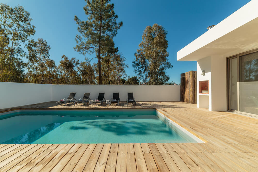 Aménagement d'une piscine