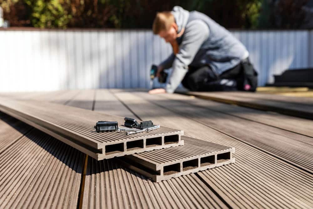 construction de la terrasse