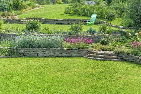 Aménager un jardin par paliers