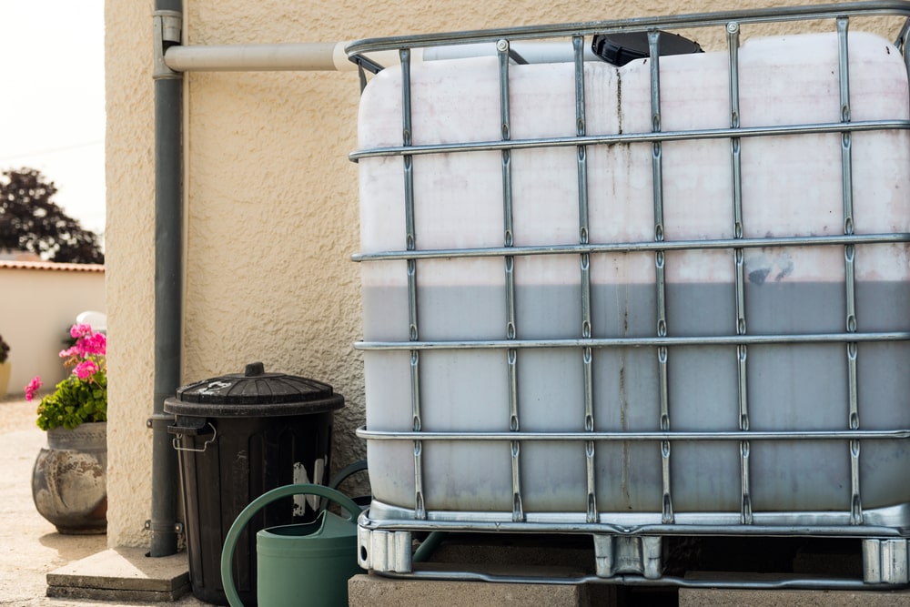 Un schéma du fonctionnement d’un récupérateur d’eau de pluie 