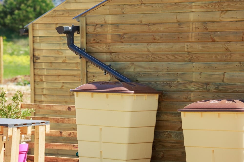 installation d’un récupérateur d’eau de pluie