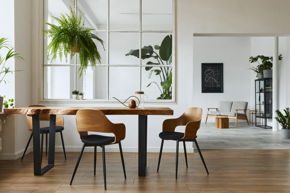 meubles aux formes simplistes